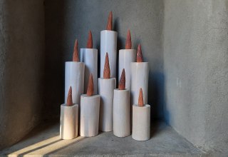 Candle monument in the Marienkirche Waren (M&uuml;ritz), &copy; Waren (M&uuml;ritz) Kur- und Tourismus GmbH