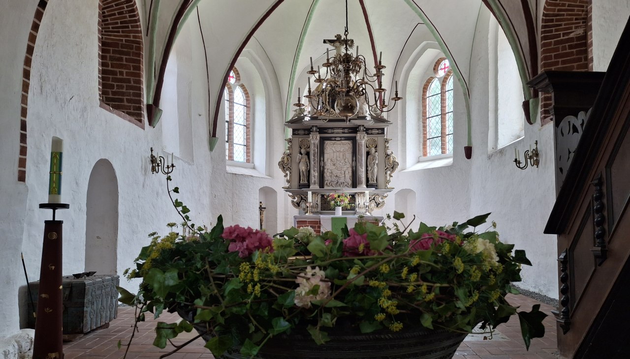 Interior of Schlagsdorf church, &copy; Kirche Schlagsdorf / Blumenschein