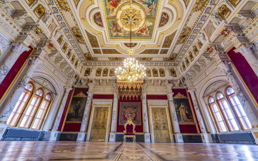 Troonzaal in kasteel Schwerin, © SSGK MV / Timm Allrich
