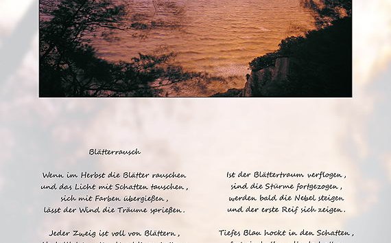 Połączenie obrazu i wiersza // &copy; Art Photo Verlag Klaus Ender