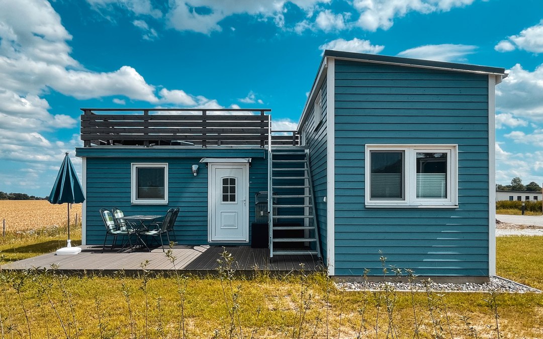 Tiny House op de camping van Prima Camping Resort Boddenblick., © Prima Camping Resort Boddenblick