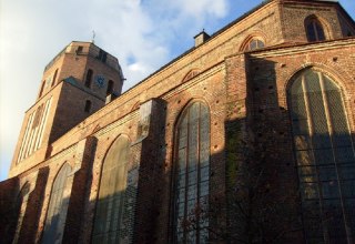 Schip van de Sint-Pieterskerk in Wolgast, © Hallfarth