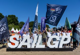 2025 Sail GP Bildmotiv im Eingangsbereich // &copy; Sail GP