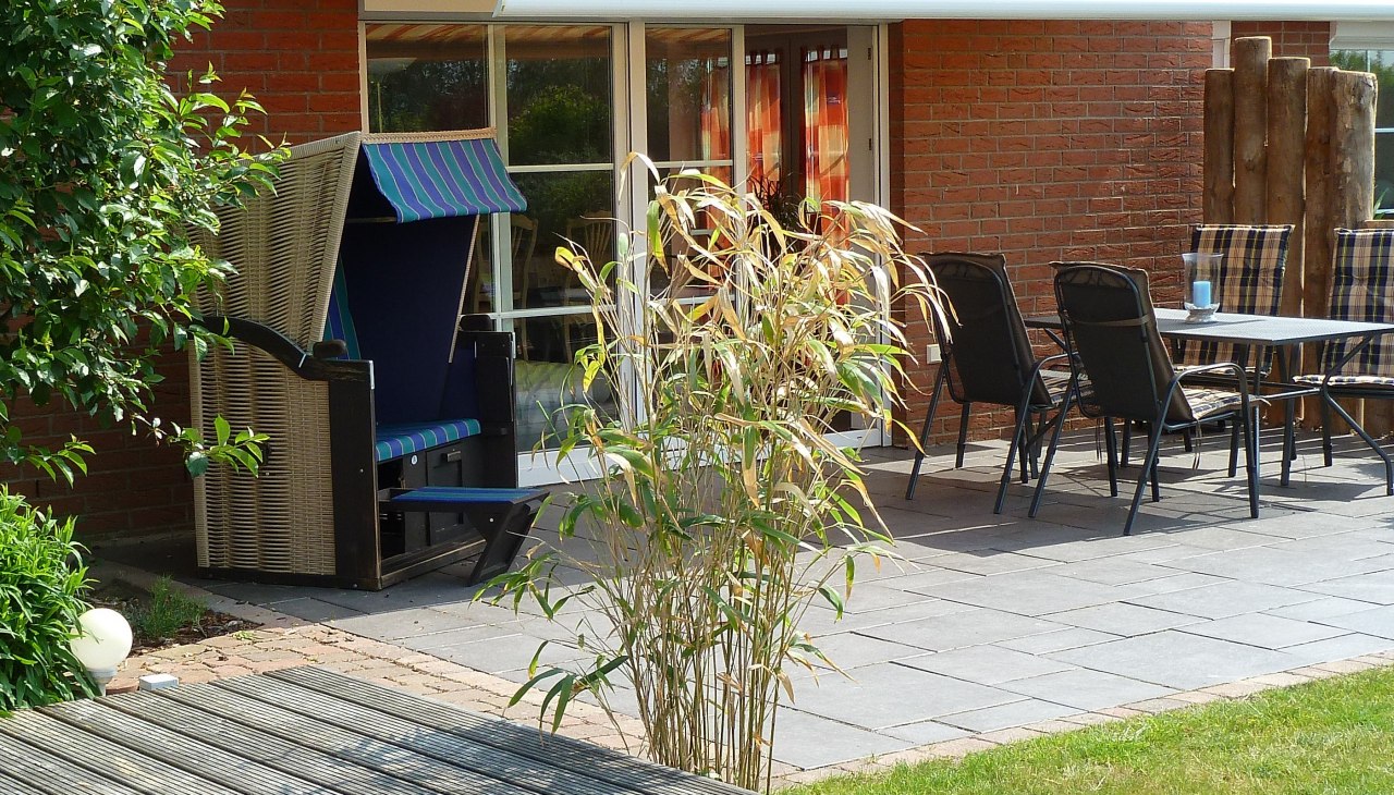 Bubgalow terras, © Ostseehaus Windbreaker