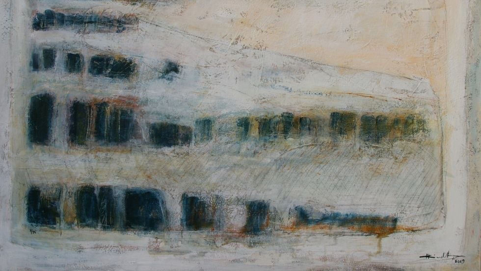 Acrylic on canvas, size 100 x 120 // &copy; Marianne Kindt