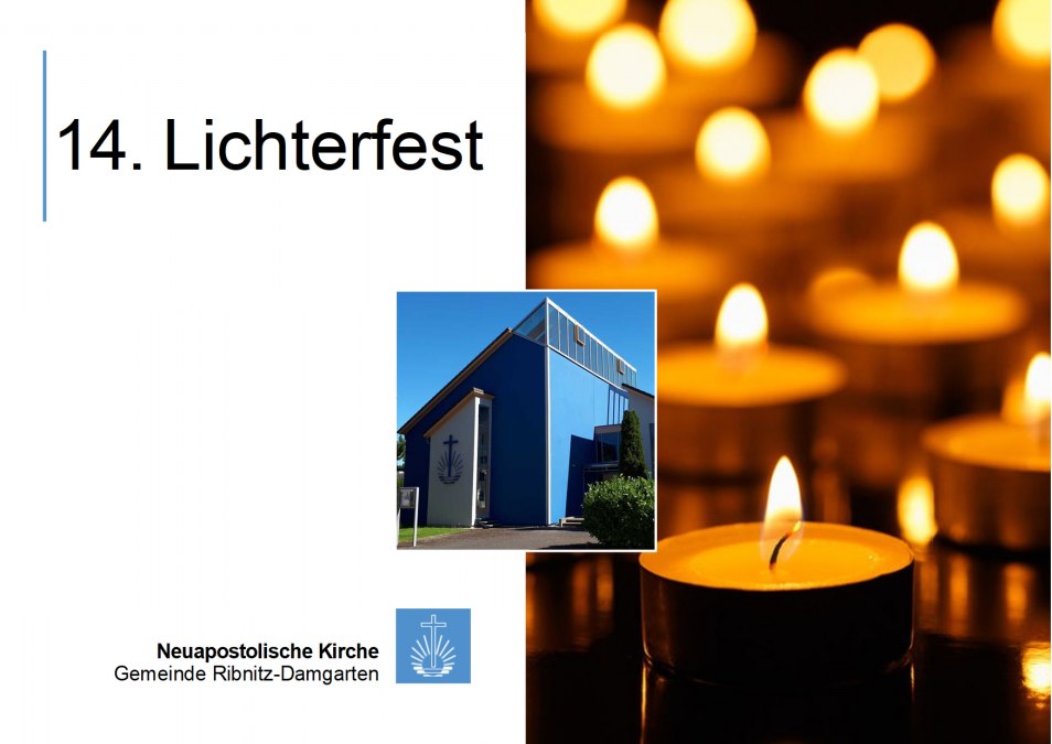 Lichtjesfestival 23.11.2025, © Neuapostolische Kirche