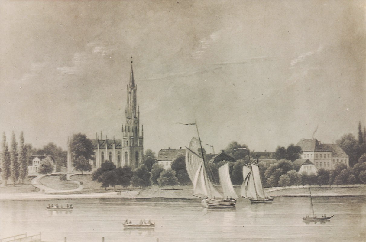 Historisch zicht op het klooster van Malchow // &copy; Stadtarchiv Malchow