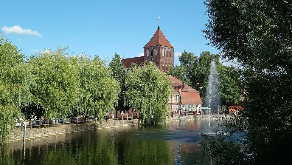 Molenvijver met stadsmolen, © Jana Koch