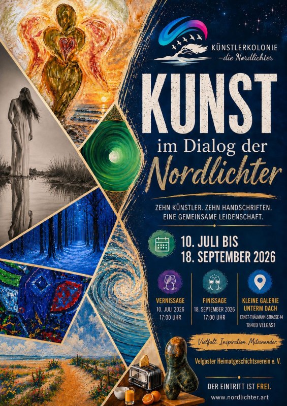 Poster // &copy; K&uuml;nstlerkolonie - die Nordlichter