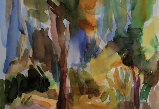 Aquarel, 2025, 32 x 24 cm // &copy; Anette Riesinger