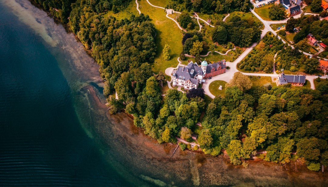 In de DDR-tijd was kasteel Wiligrad zo overwoekerd dat mensen geen idee hadden van het bestaan ervan. // © MV-T/Friedrich In de DDR-tijd was kasteel Wiligrad zo overwoekerd dat mensen geen idee hadden van het bestaan ervan. // © MV-T/Friedrich