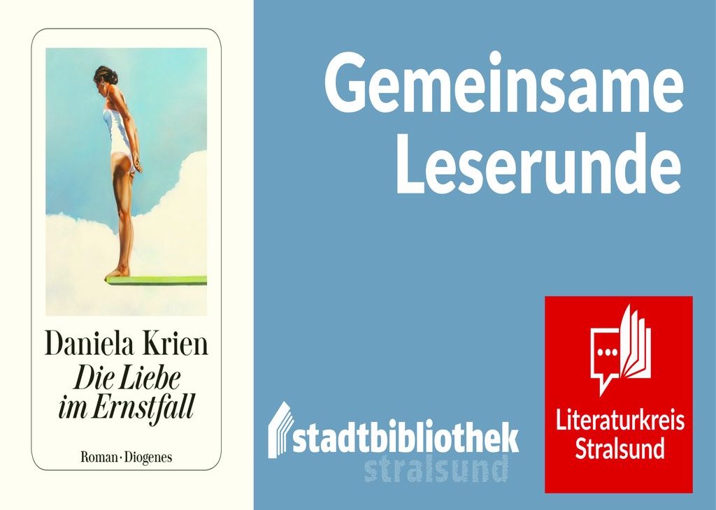 A woman in a white swimsuit stands on a diving board and looks down., © Literaturkreis Stralsund