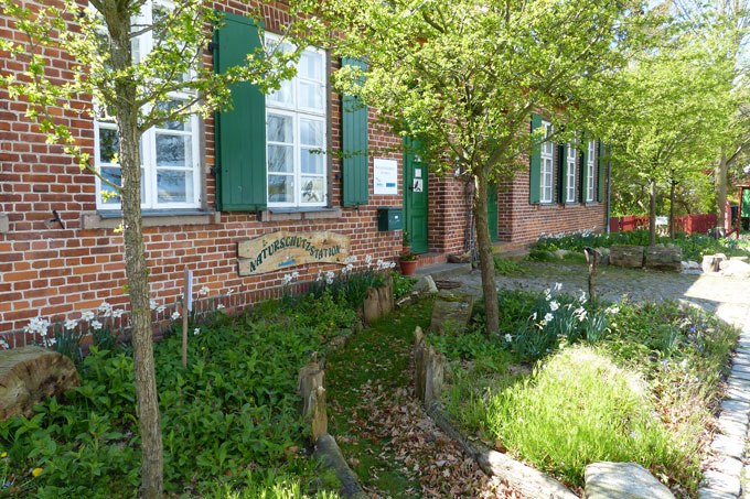 Centrum ochrony przyrody w Schwerin Zippendorf jako miejsce do pisania, © Nabu MV Centrum ochrony przyrody w Schwerin Zippendorf jako miejsce do pisania, © Nabu MV