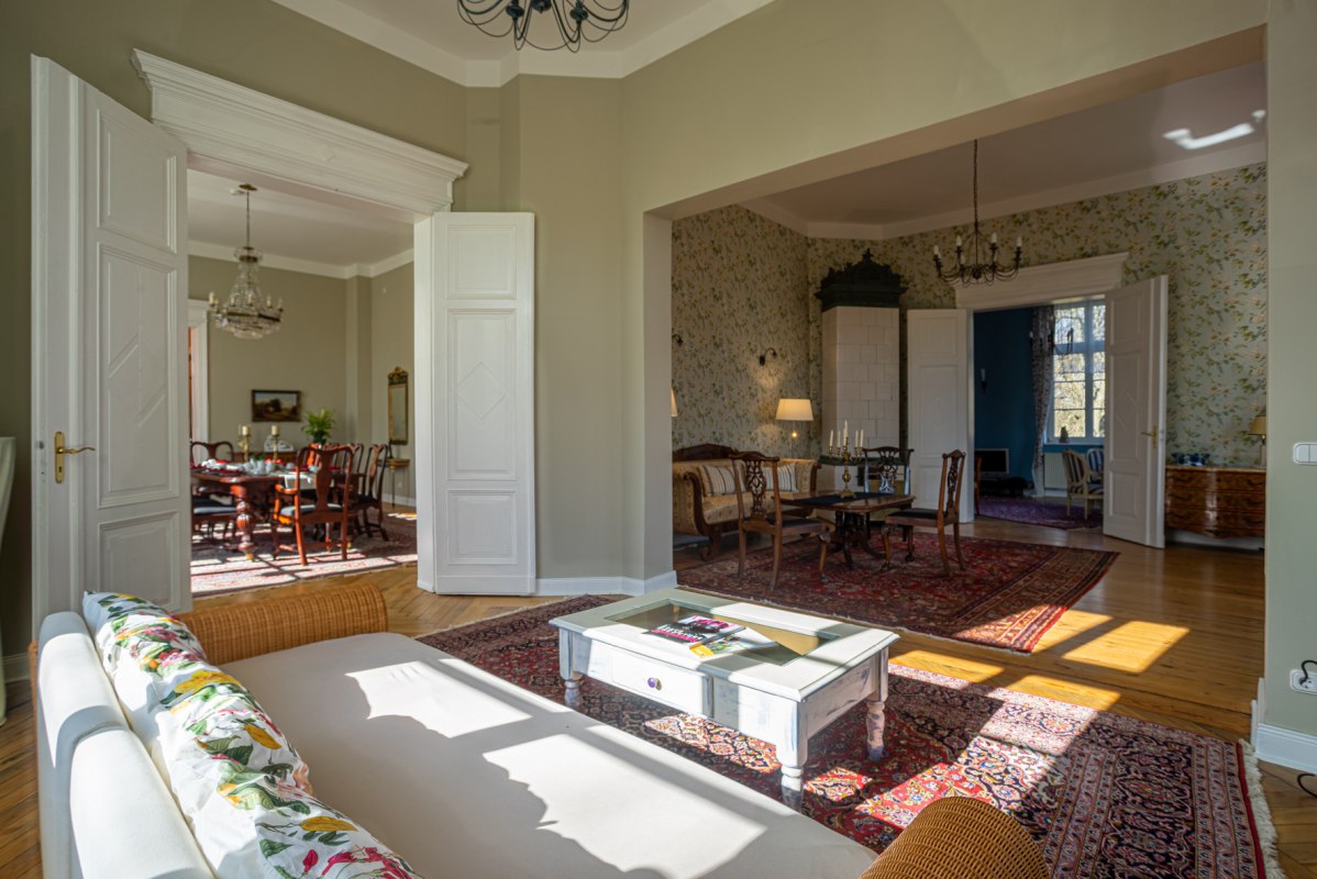 Zalen in Daschow Kasteel // &copy; Andr&eacute; Hamann