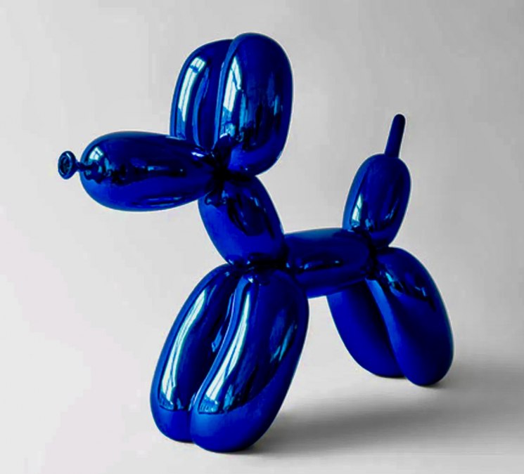 NeuesKunsthaus_Sturmgespr&auml;ch_Ballon Hond, &copy; Jeff Koons