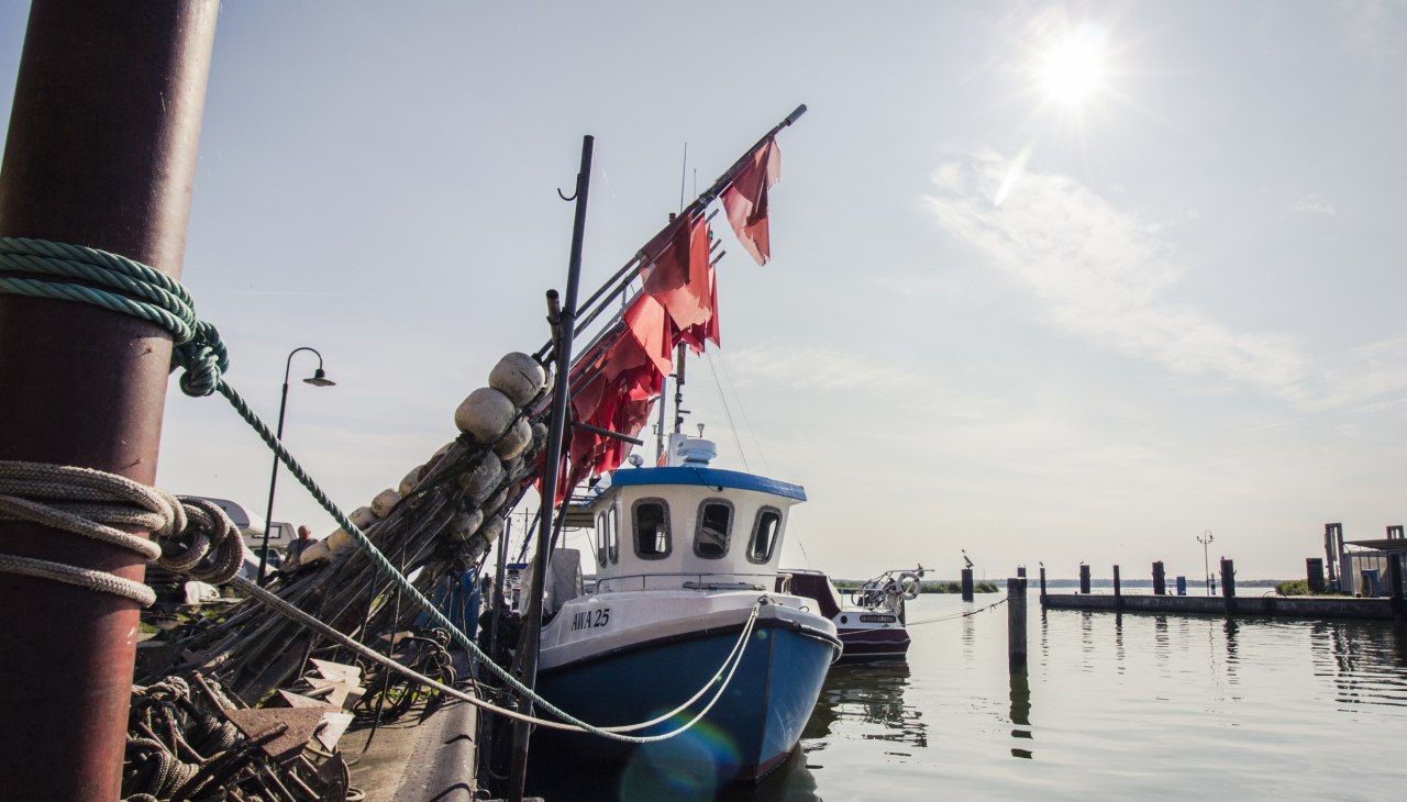 Możesz obserwować rybaków i jeść ryby w porcie rybackim Altwarp, © Philipp Schulz