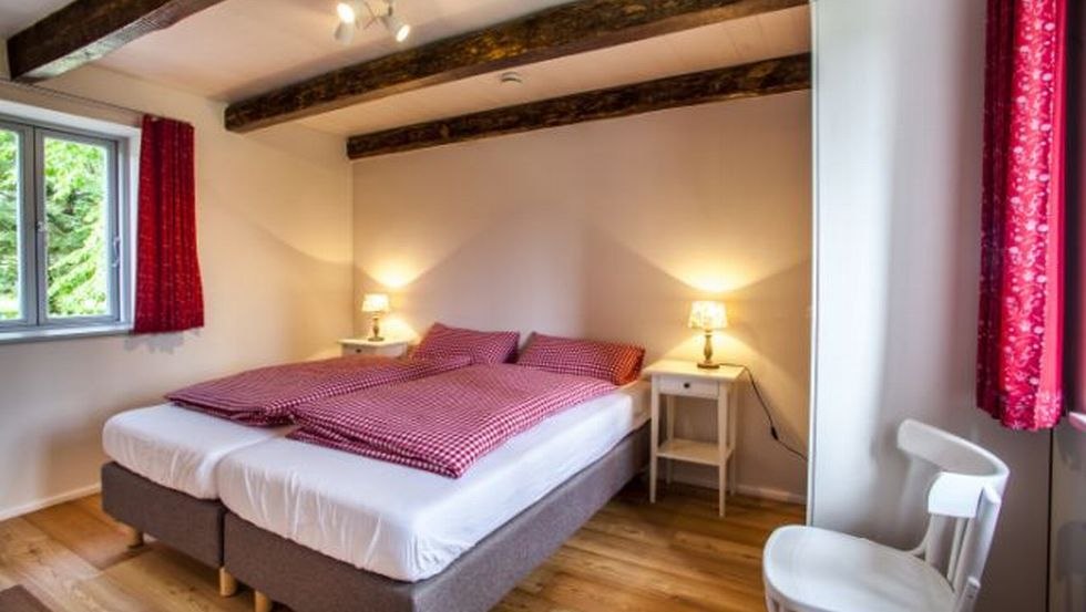 Slaapkamer in de Ostseespeicher (grote vakantiewoning), © Tuinier Hofman Ferienwohnungen GbR