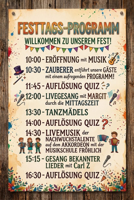 Programma-affiche // © Organisatoren Programma-affiche // © Organisatoren