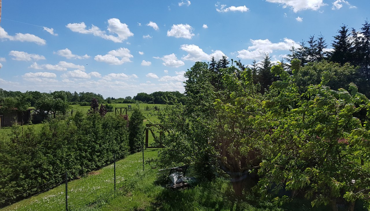 From the bedroom window you have a wonderful view of the vast landscape, © H. Pooyeh From the bedroom window you have a wonderful view of the vast landscape, © H. Pooyeh