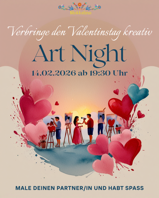 Instagram-Beitrag - Art Night, © Mokkalino Instagram-Beitrag - Art Night, © Mokkalino