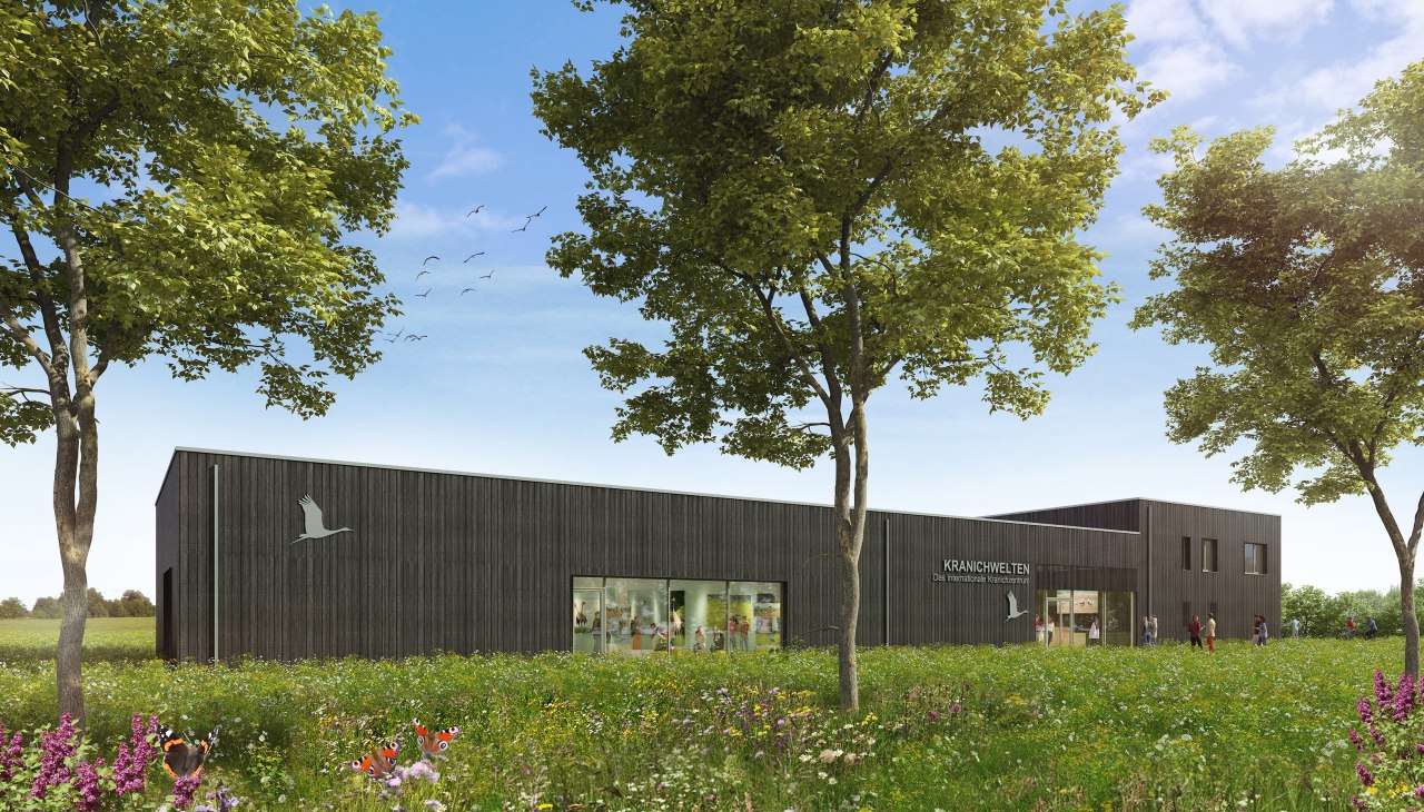Kranichwelten-Perspektive 1, © Kottke Architekten