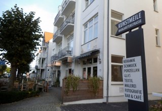 Wegwijzer naar de kunstmijl van Binz, &copy; Tourismuszentrale R&uuml;gen