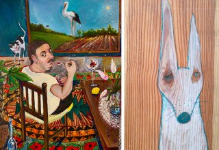 mit Arbeiten von Melika Vikalo und Diana Weber // &copy; Kunsthaus L&uuml;bz &ndash; Nadja Schmalenberg