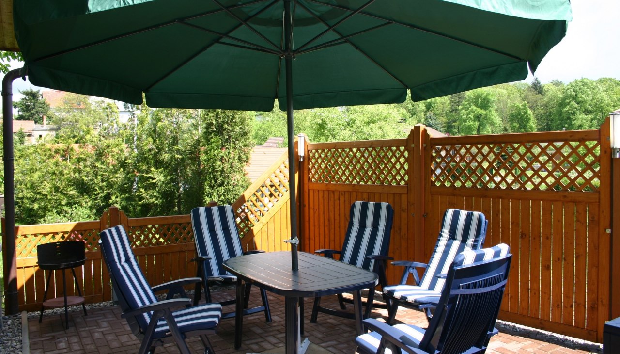 Taras z częścią wypoczynkową, &copy; Peter Klinger