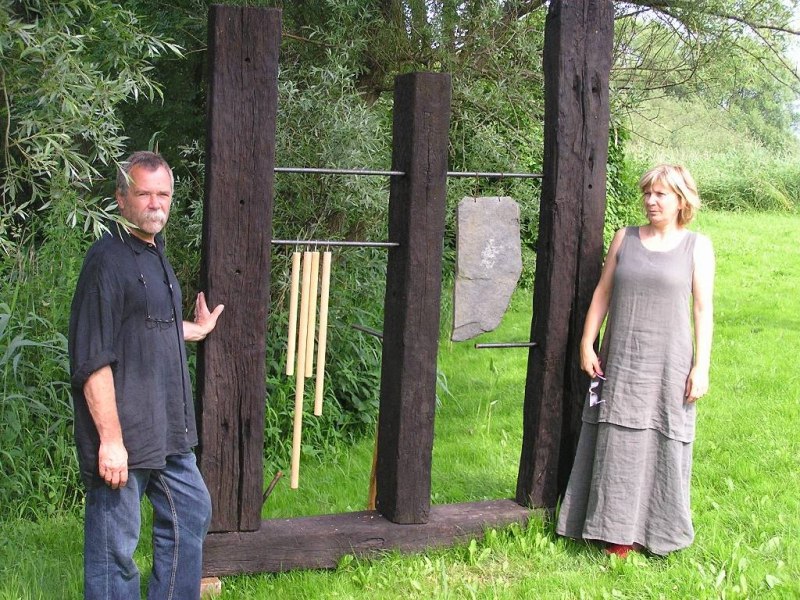 Werkplaats van Manfred en Inge Rickmann ... Geluid en beeldhouwkunst, © Tenzerhof Werkplaats van Manfred en Inge Rickmann ... Geluid en beeldhouwkunst, © Tenzerhof