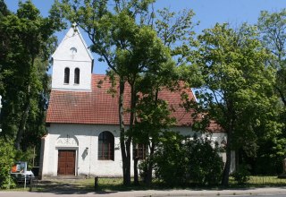 Uitzicht op de kerk in Karlshagen, © Sabrina Wittkopf-Schade