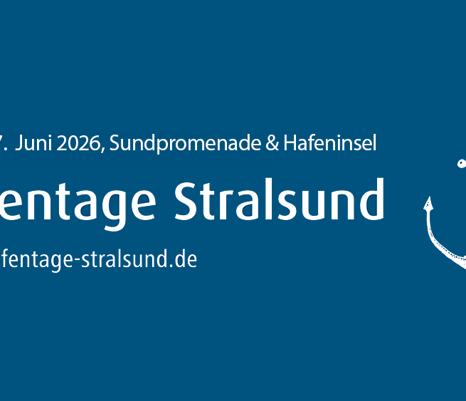 Baner Dni Portu 2026 // © Hansestadt Stralsund Baner Dni Portu 2026 // © Hansestadt Stralsund