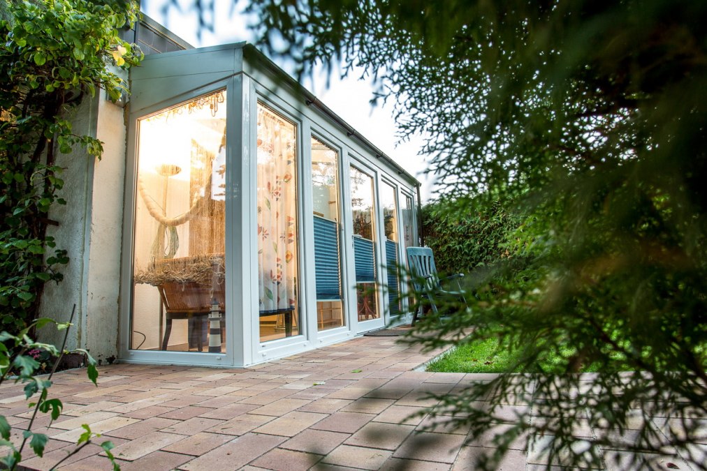 Entrance area with winter garden, © Fotografie Sebastian John Entrance area with winter garden, © Fotografie Sebastian John