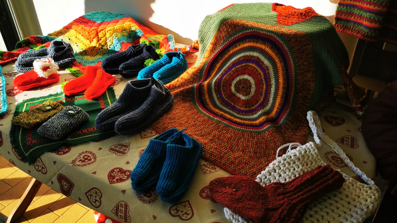 Arts and crafts market: knitwear // &copy; Ostseem&uuml;hle