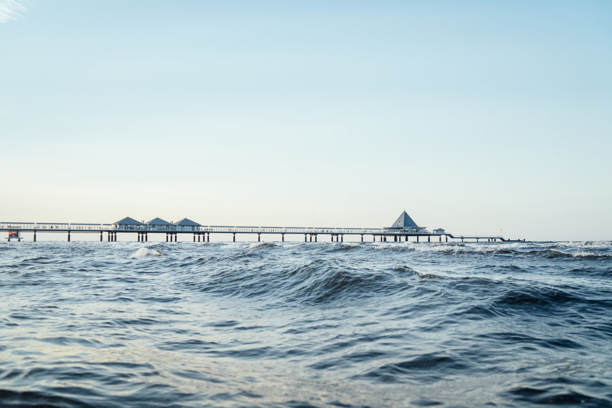 View of the pier in the seaside resort Heringsdorf // © TMV/Gänsicke View of the pier in the seaside resort Heringsdorf // © TMV/Gänsicke
