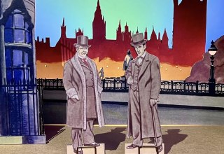 Sherlock Holmes und Dr. Watson // © Papiertheater Heringsdorf Sherlock Holmes und Dr. Watson // © Papiertheater Heringsdorf
