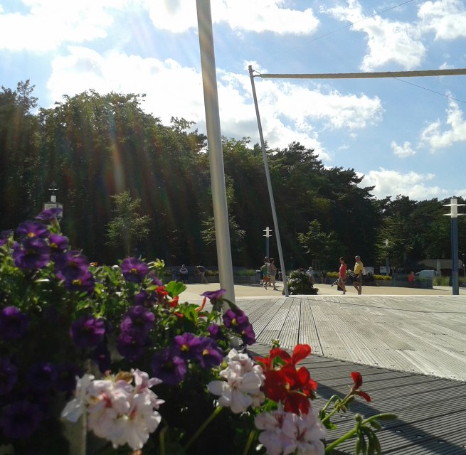 © Kurbühne mit Blumen © Kurbühne mit Blumen