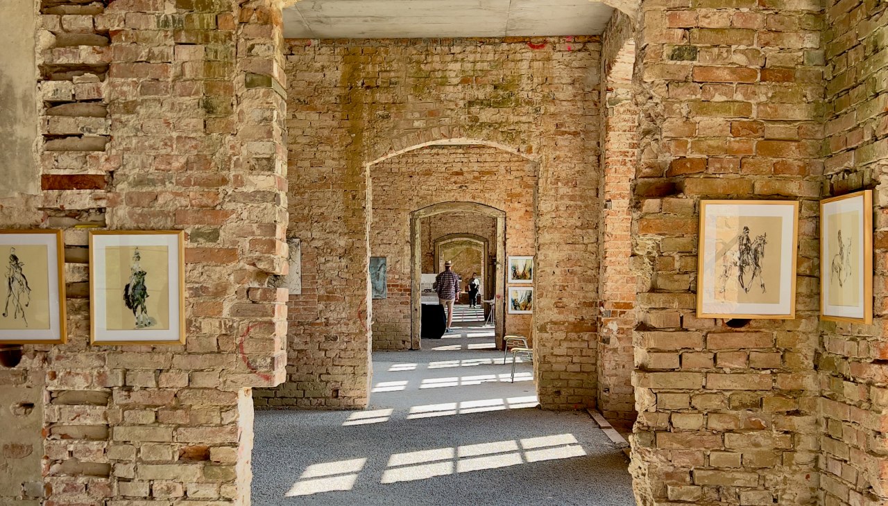 Wystawa w zamku w Kunst Offen, © Schloss Broock GmbH & Co. KG / Jan Fischer