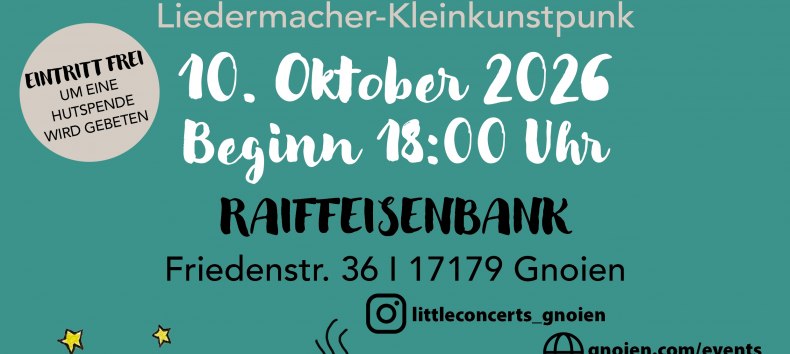 Kutterscholle mit Speckstippe Konzert in Gnoien // &copy; Warbelstadt Gnoien