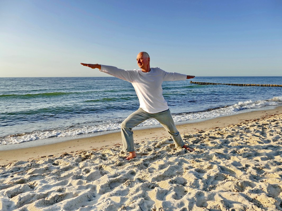 1,5 uur mindfulness, ademhaling en rustige yoga asana's. // &copy; Ralf Kr&auml;mer