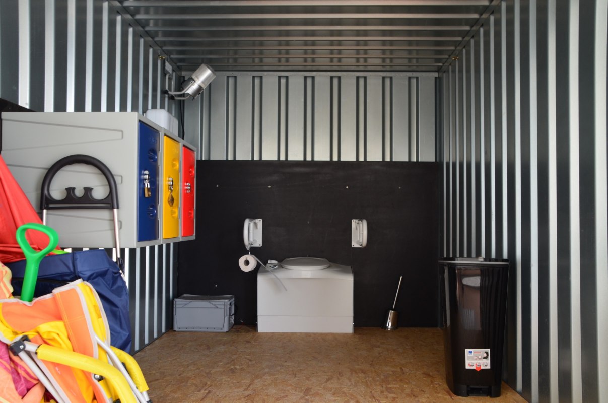 Rollicamp na plaży - kurort nadmorski Lubmin // &copy; Touristinformation Seebad Lubmin