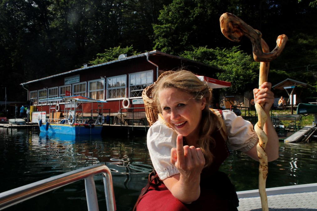 The fairy tale walks usually start at the ferry across the Schmaler Luzin, © Stefanie Keller