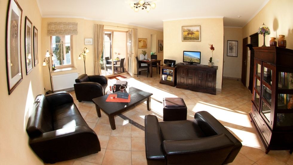 Woonkamer in flat 19, © Residenz Seestern, Banse & Klaus GbR