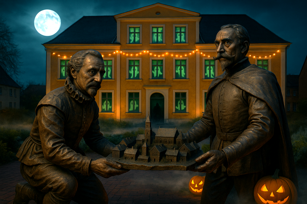 Halloween am Bürgerhaus_, © KI generiert