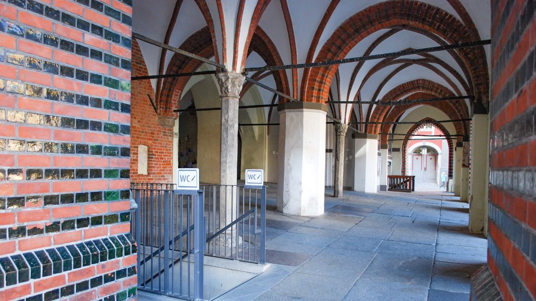 WC city hall basement, © Tourismuszentrale Stralsund