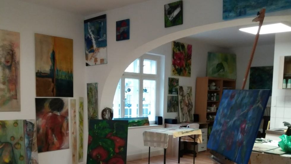 Interior view studio / gallery, &copy; Dorit Markwart