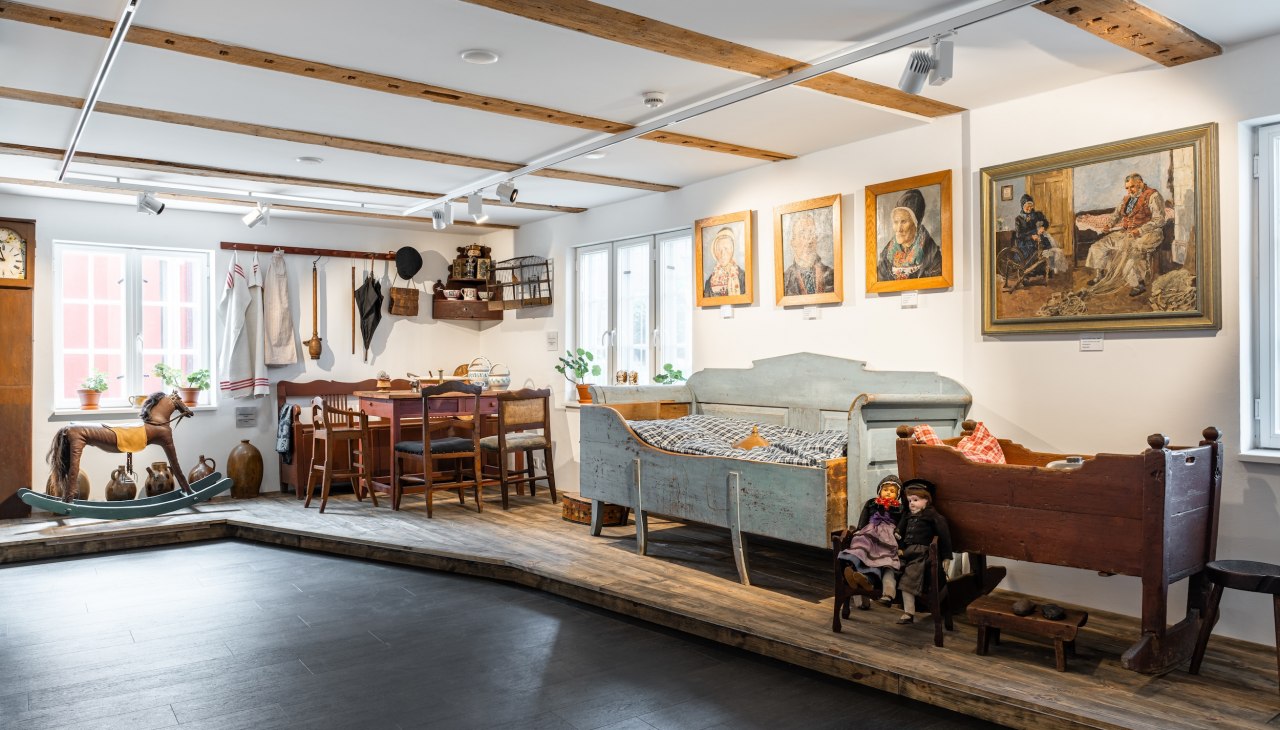 Lokaal historisch museum Mönchgut in Göhren op Rügen met zijn tentoonstelling, © TMV/Gross