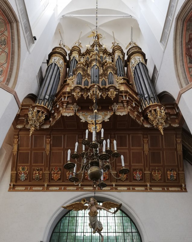Organy Friedricha Stellwagena (1659) w kościele Mariackim w Stralsundzie // © Ev. KG St. Marien Stralsund Organy Friedricha Stellwagena (1659) w kościele Mariackim w Stralsundzie // © Ev. KG St. Marien Stralsund