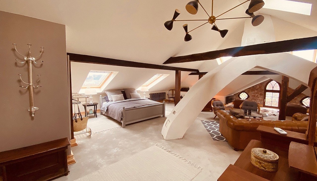 Delphi flat op de bovenste verdieping, &copy; Gutshaus Klein Kussewitz