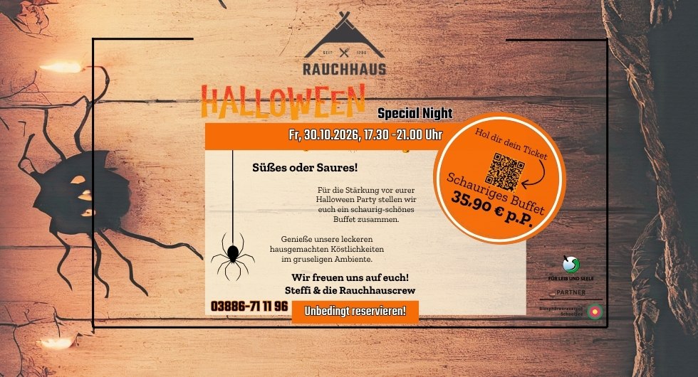 Halloween Special Night at the Rauchhaus M&ouml;llin // &copy; Rauchhaus M&ouml;llin
