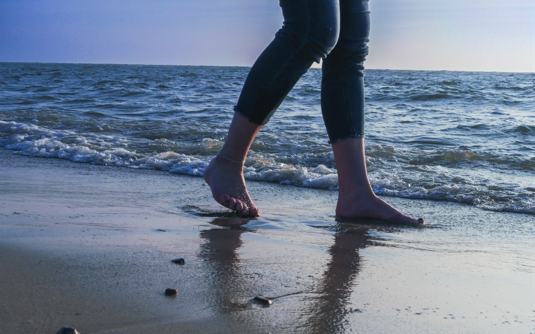 Wandelen op blote voeten, © KV Mönchgut